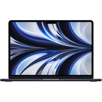 Laptop MacBook Air 2022 13.6 inch Apple M2 8Core CPU 8Core GPU 8GB RAM 256GB SSD RO layout macOS Midnight