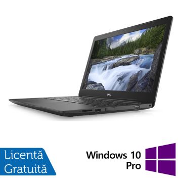 Laptop Refurbished DELL Latitude 3590, Intel Core i7-8550U 1.80 - 4.00GHz, 8GB DDR4, 256GB SSD, 15.6 Inch Full HD, Webcam + Windows 10 Pro