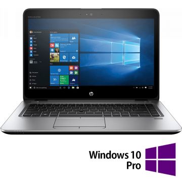 Laptop Refurbished HP EliteBook 840 G3, Intel Core i7-6600U 2.60GHz, 8GB DDR4, 512GB SSD, 14 Inch Full HD, Webcam + Windows 10 Pro