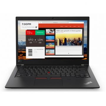 Laptop Refurbished THINKPAD T480S Intel Core i5-8250U 1.60 GHz up to 3.40 GHz 16GB DDR4 256GB NVME SSD 14 FHD Webcam Tastatura Iluminata