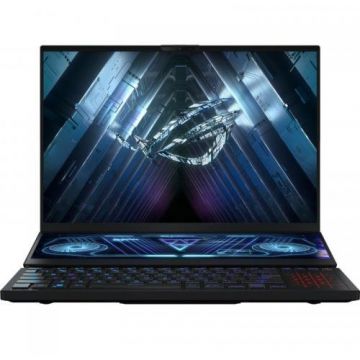 Laptop Rog Zephyrus Duo WQUXGA 16 inch AMD Ryzen 9 6900HX 32GB 2TB SSD GeForce RTX 3080 Ti Windows 11 Home Black