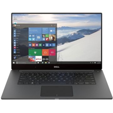 Laptop Second Hand DELL XPS 15 9560, Intel Core i7-7700HQ 2.80 - 3.80GHz, 8GB DDR4, 256GB SSD M.2, Nvidia GTX 1050 4GB, 15.6 Inch Full HD, Webcam