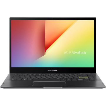 Laptop VivoBook Flip TP470EA-EC368W 14 inch FHD Touch Intel Core i5-1135G7 8GB DDR4 256GB SSD Windows 11 Home S Indie Black