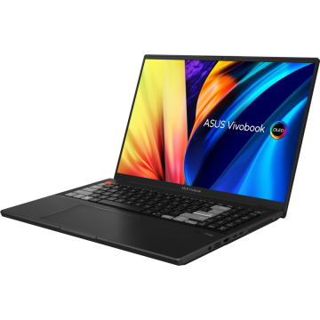 Laptop Vivobook Pro N7601ZW  16inch 4K OLED  i9-12900H 32GB 1TB M.2 NVMe PCIe 4.0 Perf. SSD GF RTX3070Ti 8GB Windows 11 Pro Negru