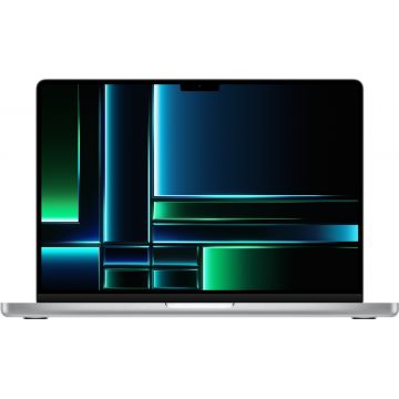 Laptop Apple 14.2'' MacBook Pro 14 Liquid Retina XDR, Apple M2 Pro chip (10-core CPU), 16GB, 512GB SSD, Apple M2 Pro 16-core GPU, macOS Ventura, Silver, INT keyboard, 2023