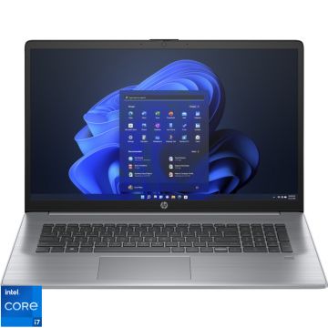 Laptop HP 17.3'' 470 G10, FHD IPS, Procesor Intel® Core™ i7-1355U (12M Cache, up to 5.00 GHz), 16GB DDR4, 1TB SSD, Intel Iris Xe, Win 11 Pro, Silver