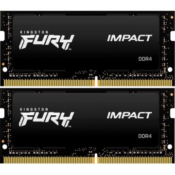 Memorie Notebook Kingston Fury Impact 16GB(2 x 8GB) DDR4 3200Mhz