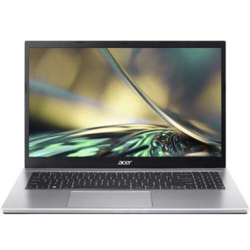 Acer Laptop Acer Aspire 3 A315-59G, Intel Core i5-1235U, 15.6 inch FHD, 8GB RAM, 512GB SSD, nVidia GeForce MX550 2GB, No OS, Argintiu