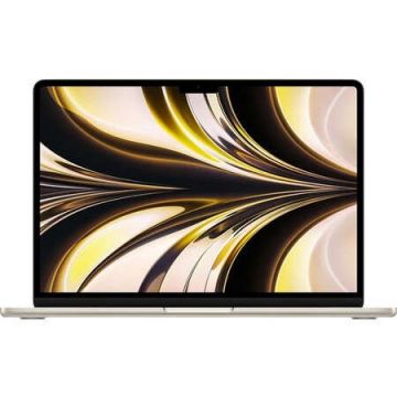 Apple Laptop Apple MacBook Air 13, Apple M2 chip with 8-core CPU and 8-core GPU, 13.6 inch WQXGA, 8GB RAM, 256GB SSD, Mac OS, Auriu