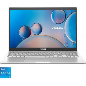 Asus Laptop ASUS 15.6'' X515EA, FHD, Procesor Intel® Core™ i5-1135G7 (8M Cache, up to 4.20 GHz), 8GB DDR4, 512GB SSD, Intel Iris Xe, No OS, Transparent Silver