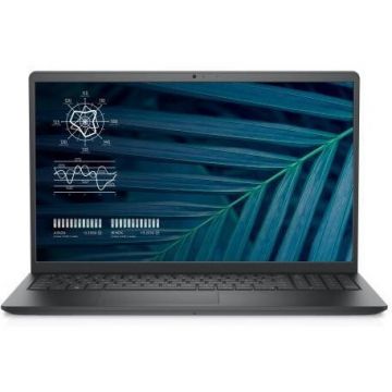 Dell Laptop Dell Vostro 3510, 15.6inch FHD, Intel Core i5-1135G7, 8GB RAM, 256GB SSD, Windows 11 Pro, Negru