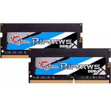 G.SKILL Memorie laptop G.SKill Ripjaws, 32GB(2x16GB) DDR4, 3200MHz, CL22, 1.2V, Dual Channel Kit