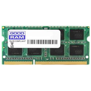 GOODRAM Memorie RAM 8 GB sodimm ddr3L, 1600 Mhz, GoodRam original, pentru laptop, 1.35V, GR1600S3V64L11/8G