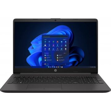 HP Laptop HP 15.6 250 G9, FHD, Procesor Intel® Core™ i7-1255U (12M Cache, up to 4.70 GHz), 8GB DDR4, 512GB SSD, Intel Iris Xe, Win 11 Pro, Negru