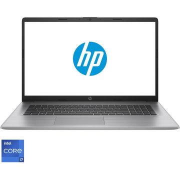 HP Laptop HP ProBoook 470 G9, 17.3 inch FHD, Intel Core i7-1255U, 16GB RAM, 1TB SSD, nVidia GeForce MX550 2GB, FreeDOS, Argintiu