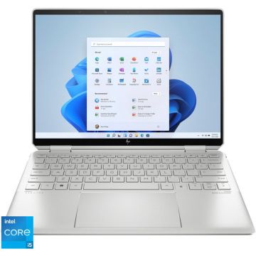 HP Ultrabook HP 13.5'' Spectre x360 2-in-1 14-ef0033nn, WUXGA+ IPS Touch, Procesor Intel® Core™ i5-1235U (12M Cache, up to 4.40 GHz, with IPU), 16GB DDR4X, 1TB SSD, Intel Iris Xe, Win 11 Home, Silver HP Ultrabook HP 13.5'' Spectre x360 2-in-1 14-ef0033nn, WUXGA+ IPS Touch, Procesor Intel® Core™ i5-1235U (12M Cache, up to 4.40 GHz, with IPU), 16GB DDR4X, 1TB SSD, Intel Iris Xe, Win 11 Home, Silver