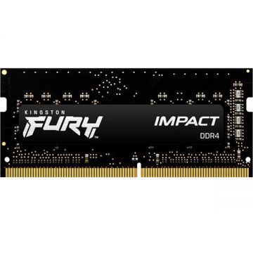 Kingston Memorie laptop KINGSTON Fury Impact, 16GB, 2666MHz, CL15, KF426S15IB1/16