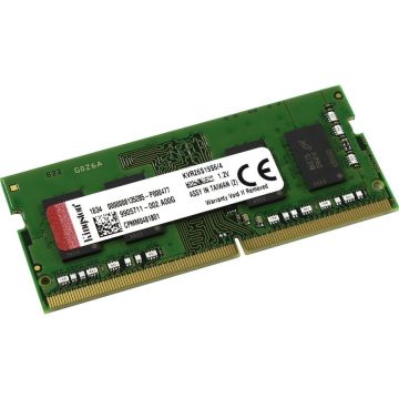 Kingston Memorie RAM Kingston, DIMM, DDR4, 4GB, 2666MHz, CL19, SODIMM