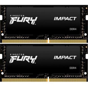 Kingston Memorii laptop Kingston Impact 32GB(2x16GB), DDR4-3200Mhz, CL20, Dual Channel