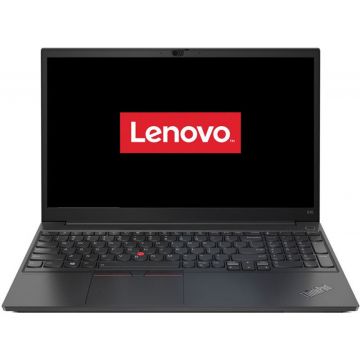 Lenovo Laptop Lenovo 15.6'' ThinkPad E15 Gen 3, FHD IPS, Procesor AMD Ryzen™ 5 5500U (8M Cache, up to 4.0 GHz), 16GB DDR4, 512GB SSD, Radeon, No OS, Black