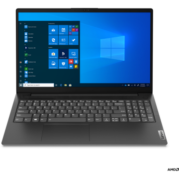Lenovo Laptop Lenovo 15.6'' V15 G2 ALC, FHD, Procesor AMD Ryzen™ 7 5700U (8M Cache, up to 4.3 GHz), 16GB DDR4, 512GB SSD, Radeon, No OS, Black