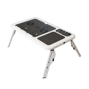 Masa Laptop E-Table, Suport USB, 2 Coolere