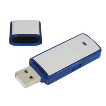 Memorie USB Spion Techstar® U-Disk B1, 8GB, Microfon Integrat, Inregistrare Automata, Acumulator, Alimentare USB