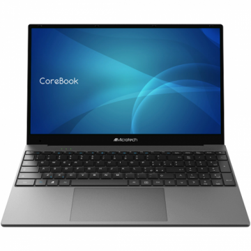 MICROTECH Laptop MICROTECH Corebook, 15.6 inch FHD, AMD Ryzen 3 3200U, 8GB RAM, 256GB SSD, Windows 11 Pro, Gri