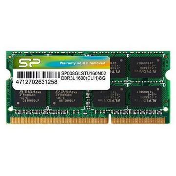 Silicon power Memorie Laptop Silicon-Power SP008GLSTU160N02 DDR3L, 1x8GB, 1600MHz, CL11, 1.35V