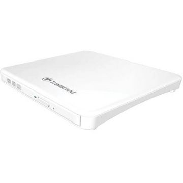 Transcend Dvd Writer extern Transcend TS8XDVDS-W,USB 2.0, slim, Alb