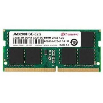 Transcend Memorie laptop Transcend 32GB DDR4, 3200MHz, sodimm, CL22, 1.2v