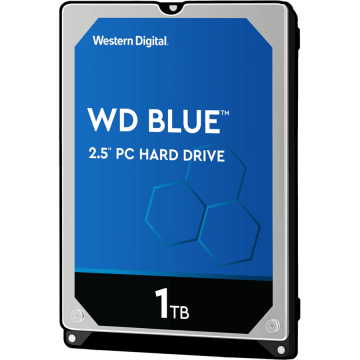 Western Digital HDD WD Blue, 2.5'', 2TB, SATA/600, 5400RPM, 128MB cache