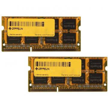 Zeppelin SODIMM DDR3/1600 2048M ZEPPELIN (life time, dual channel) 'ZE-SD3-2G1600'