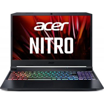 Acer Laptop Acer Gaming 15.6'' Nitro 5 AN515-45, FHD IPS 144Hz, Procesor AMD Ryzen™ 5 5600H (16M Cache, up to 4.2 GHz), 16GB DDR4, 512GB SSD, GeForce RTX 3060 6GB, No OS, Black