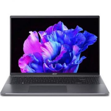 Acer Laptop ACER Swift 16 FHD, Intel® Core™ i5-1335U, 8GB RAM, SSD 512 GB, Intel Iris Xe Graphics, Windows 11 Home, Iron