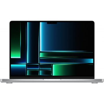 Apple Laptop Apple 14.2'' MacBook Pro 14 Liquid Retina XDR, Apple M2 Pro chip (12-core CPU), 16GB, 1TB SSD, Apple M2 Pro 19-core GPU, macOS Ventura, INT keyboard, 2023, Silver