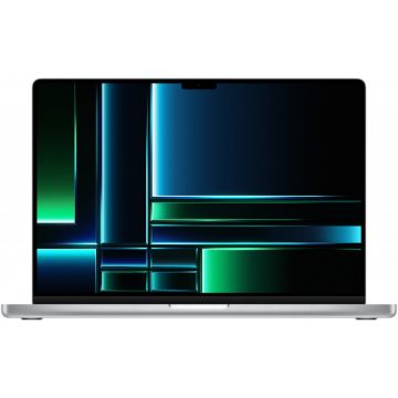 Apple Laptop Apple 16.2'' MacBook Pro 16 Liquid Retina XDR, Apple M2 Pro chip (12-core CPU), 16GB, 1TB SSD, Apple M2 Pro 19-core GPU, macOS Ventura, Silver, INT keyboard, 2023
