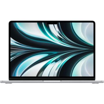 Apple Laptop MacBook Air 2022, 13.6 inch Apple M2, 8Core CPU 10Core GPU, 8GB RAM, 2TB SSD, macOS, Argintiu