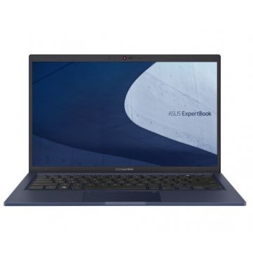 Asus Laptop ASUS ExpertBook B1400CBA-EB0297, Intel Core i5-1235U, 14 inch FHD, 8GB RAM, 512GB SSD, Intel Iris Xe Graphics, NO OS, Negru