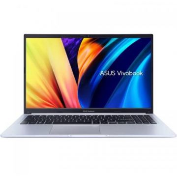 Asus Laptop ASUS VivoBook 15 X1502ZA-BQ1086, 15.6 inch FHD, Intel Core i5-12500H, 8GB RAM, 512GB SSD, Intel Iris Xe Graphics, No OS, Argintiu
