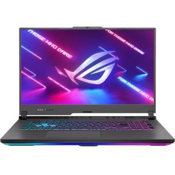 Asus Laptop Gaming ASUS ROG Strix G17 G713PU, AMD Ryzen 9 7945HX, 17.3 inch QHD, 16GB RAM, 1TB SSD, nVidia GeForce RTX 4050 6GB, No OS, Gri