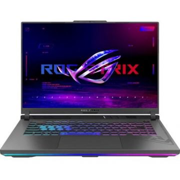 Asus Laptop Gaming Asus ROG Strix G614JU-N3110, Intel Core i7-13650HX, 16 inch FHD+, 16GB RAM, 512GB SSD, nVidia GeForce RTX 4050 6GB, No OS, Gri