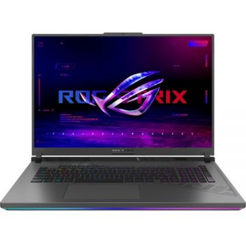 Asus Laptop Gaming Asus ROG Strix G814JV, 18 inch QHD+, Intel Core i7-13650HX, 16GB RAM, 1TB SSD, nVidia RTX 4060 8GB, Windows 11 Home, Gri