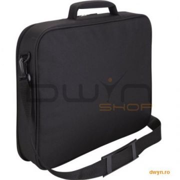 Case Logic Geanta laptop 15.6' Case Logic, compartiment frontal de volum mare, buzunar frontal, poliester, blac