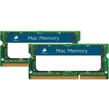 CORSAIR Memorie RAM Corsair SODIMM pentru Mac, 2x8GB, DDR3, 1600MHz, CL11