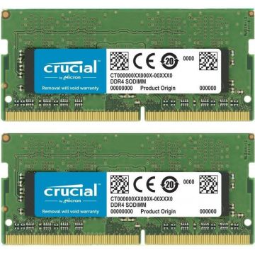 CRUCIAL Memorie laptop Crucial 32GB (2x16GB) DDR4 3200MHz CL22 Dual Channel Kit