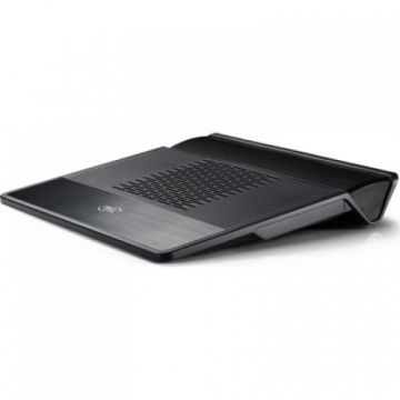 Deepcool Stand notebook DeepCool 15.6' - 2* fan 140mm, 1* USB 3.0, plastic & metal, black, 6* unghiuri, 'U