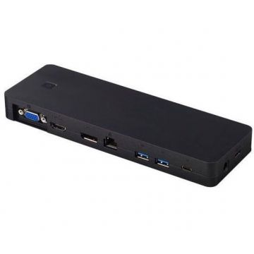 Fujitsu Docking Station Fujitsu S26391-F3327-L100, USB 3.1, VGA, DVI, Display Port, RJ-45