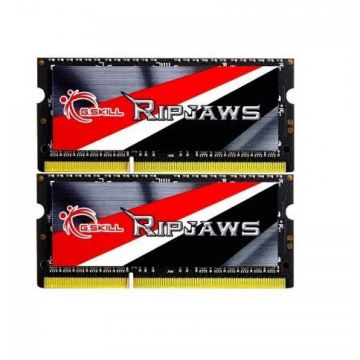 G.SKILL Kit Memorie SO-DIMM G.Skill Ripjaws 8GB, DDR3-1600MHz, CL9, Dual Channel