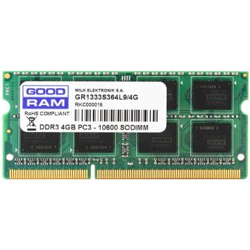 GOODRAM Memorie Laptop GOODRAM GR1600S364L11S/4G, DDR3, 1x4GB, 1600 MHz
